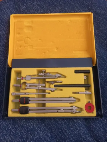 Estojo de compassos Rotring /Germany