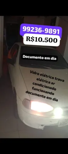 Ano 99 ar condicionado vidro elétrico e trava elétrica funcionando documento em dia