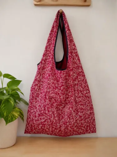 Ecobag Dobrável em Tecido - Compacta, Reutilizável e Artesanal