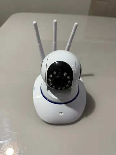 Câmera de Segurança Interna 360° Wi-Fi com Áudio Bidirecional - Compatível com App Yousee