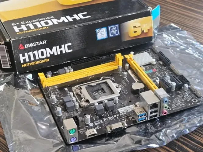 Placa Mãe Biostar H110MHC LGA 1151 (Semi Nova)
