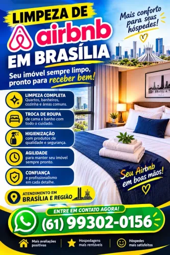 Limpeza de Airbnb