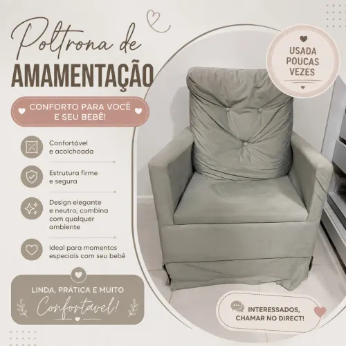 Vende Poltrona de Amamentação
