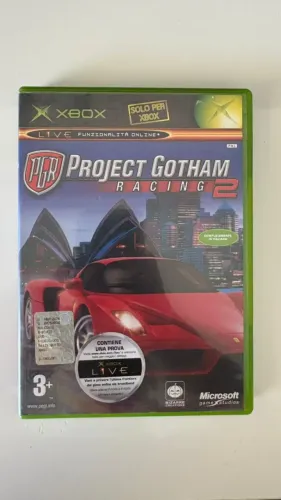 PROJECT GOTHAM RACING 2 XBOX ORIGINAL PAL MIDIA FISICA COM CAIXA E MANUAL