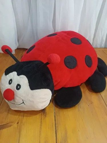 Pelúcia Joaninha Grande Infantil Macia