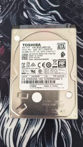 Vendo HD 1TB Toshiba 2,5 notebook / PC