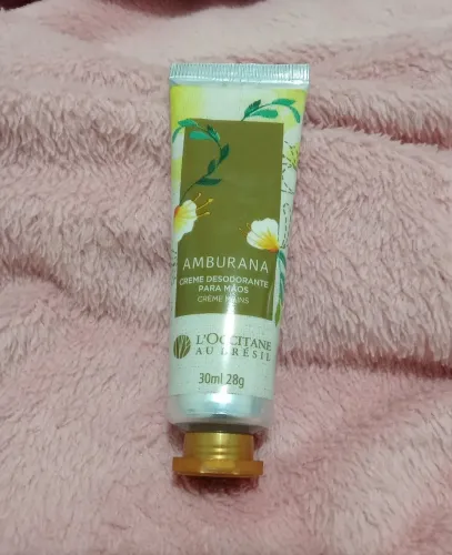Creme desodorante para mãos Amburana L'Occitane au Brésil 