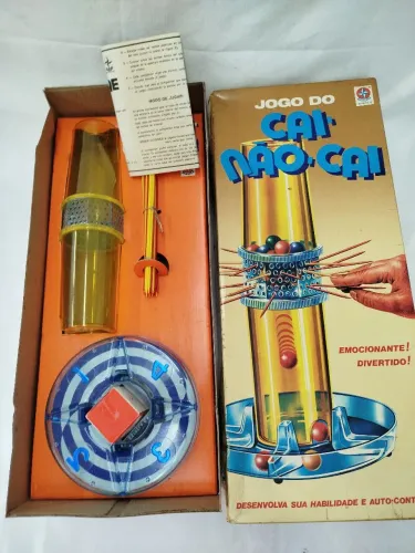Antigo jogo cai  não cai da estrela anos 80 