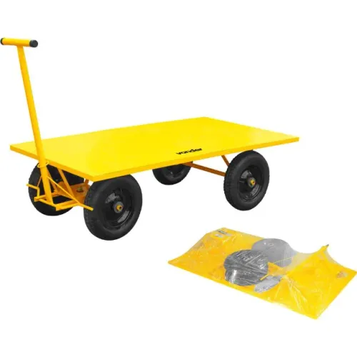 Carrinho plataforma metálico, 600 kgf, desmontado, VONDER 