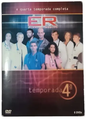 DVD Plantão Médico ER - 4a Temporada Completa Box DVD - 06 discos