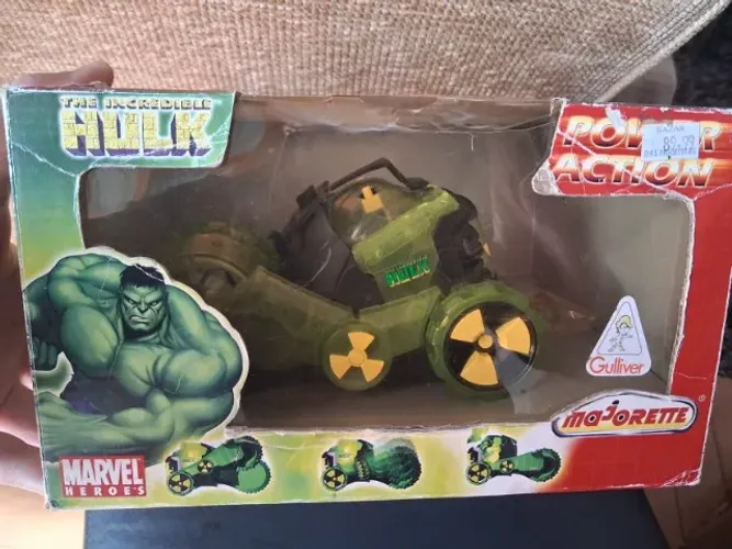 Hulk Carro tank Gulliver Majorete na Caixa no estado veja