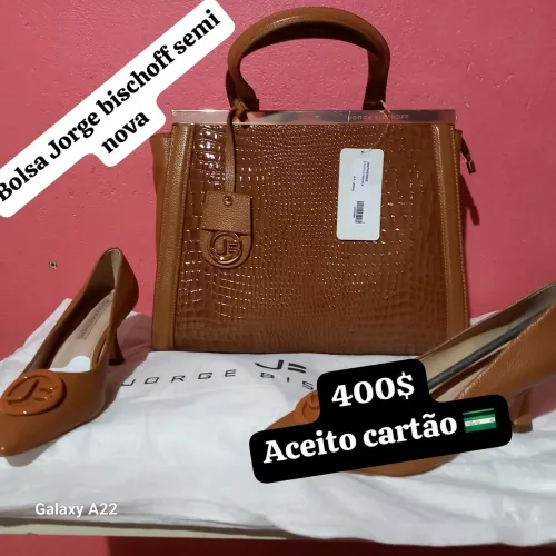 Bolsa Jorge bischoff original semi novo