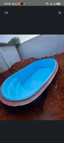 Piscina de 5 metros completa