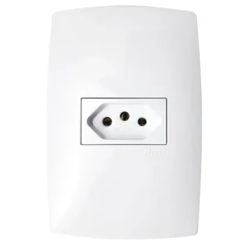 Conjunto Tomada Simples 10A Blux Home