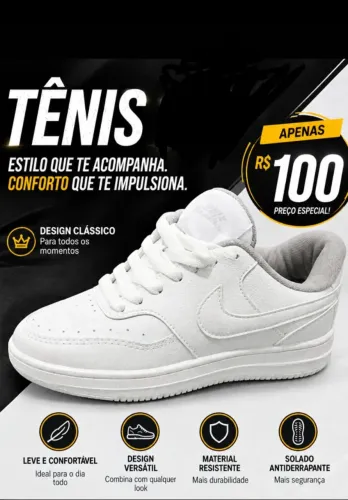 Tênis branco novo