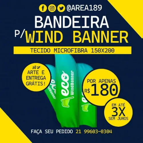 Bandeira para Wind Banner