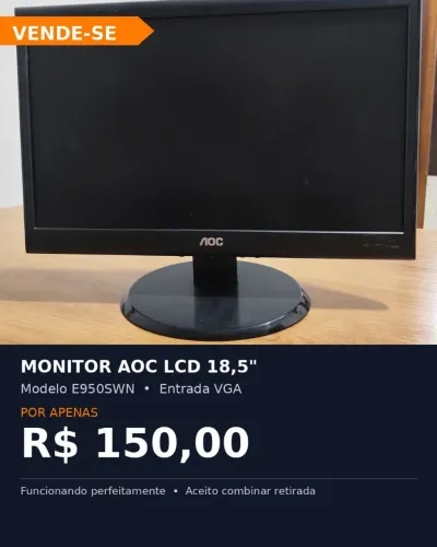 Monitor AOC 18.5