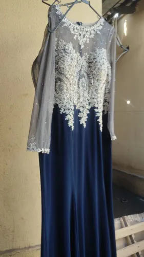 Vestido longo de festa usado só uma vez tamanho GG
