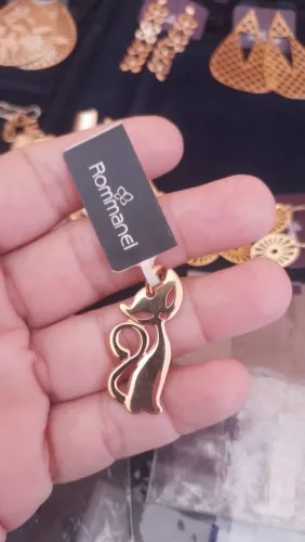 Pingente de Gatinha Rommanel