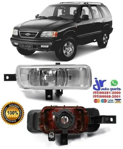 Par Farol de Milha Chevrolet Blazer 1995 1996 1997 1998 Auxiliar