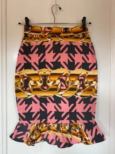 Saia estampada