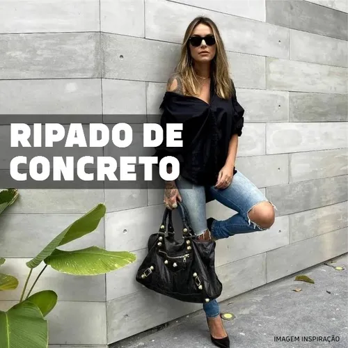 Revestimento Cimenticio Ripado de Concreto