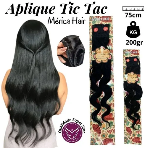 Vendendo Mega Hair Aplique de Cabelo Aumento Natural dos fios Liso Produção de Festas