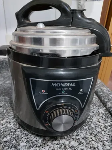 Panela de Pressão Elétrica Mondial 3 Litros Pratic Cook Pe-47-3l-i