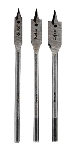Kit de brocas chatas p/ madeira