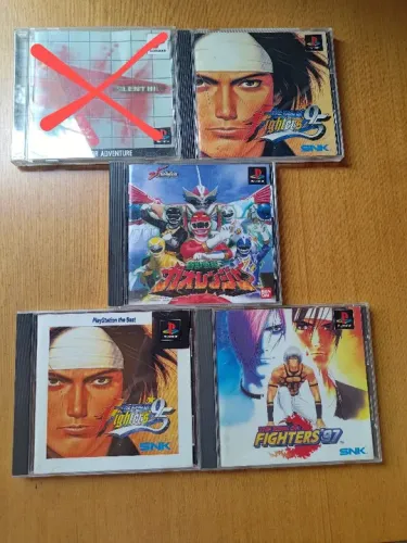 Combo de Jogos originais de PS1 Japonês, avalio trocas.