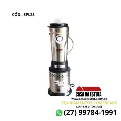Liquidificador 2 Litros Industrial Spolu Economy - Alta Rotação
