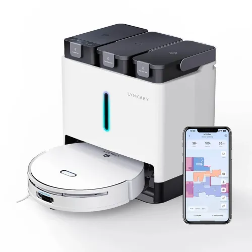 Robô de Limpeza M20Pro Câmera 4k + Wi-Fi / Somente Cor Preta Disponível