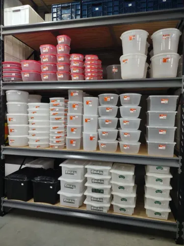 Potes,caixa organizadora, bandejas, bacias pead, bacias plasticas, caixas empilháveis