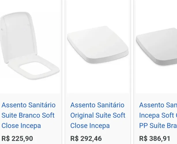 Assento Sanitário Original Suíte Soft Close - Incepa Branco
