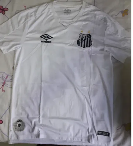 Camisa Santos FC Branca 2019 TAMANHO "M" (Ler Descrição)