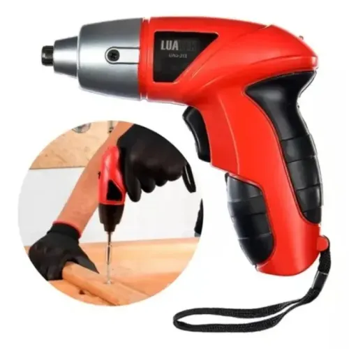mini parafusadeira com led  lwj-213 luatek biv 4.8v 220rpm