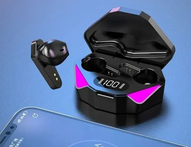 Fones De Ouvido Gamer Sem Fio Bluetooth Com Microfone