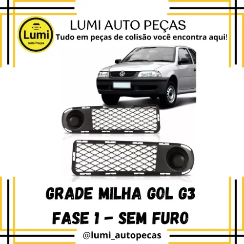 Grade Milha Gol G3 Fase 1 S/Furo - NOVA 