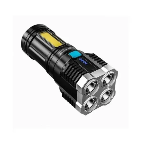 Lanterna LED Recarregável B-MAX BM-8514 4 LED - WZetta