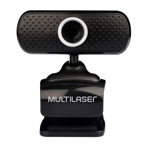 Webcam Multilaser com microfone 480p USB