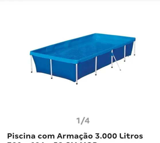 Piscina com Armação 3.000 Litross