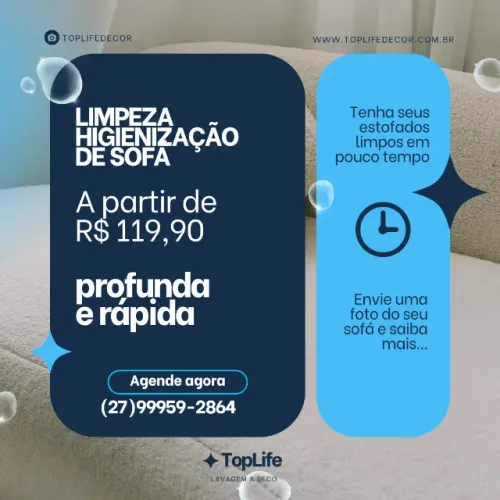 Limpeza de Sofá