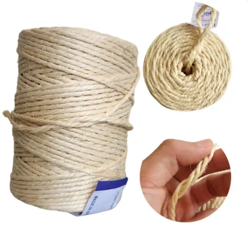 Rolo Sisal 6mm 134M Natural para Artesanato e Decorações em Geral