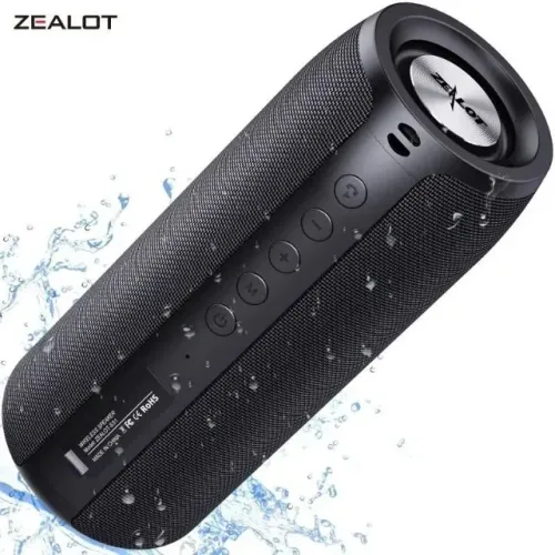 Caixa de Som Zealot S51 - 10W Bluetooth Resistente a Água (IPX6)