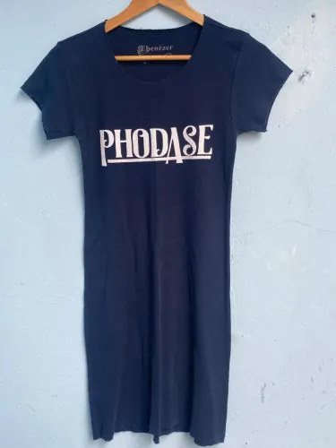 Vestido Feminino Azul Estampado, Tam P