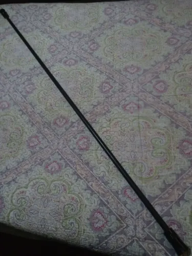 Varão Preto Extensível / Retrátil 150 x 300 Cm | 20 mm Espessura | Excelente Conservação 
