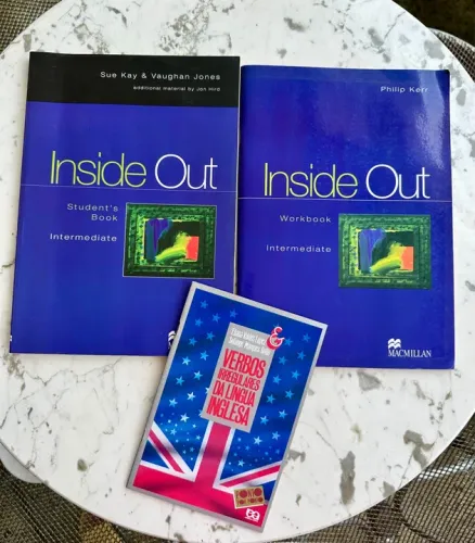 Curso de Inglês Intermediário Livro Inside Out - Teoria e Exercícios 