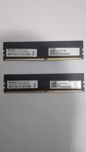 2X MEMÓRIAS 8 GB - DDR4 - 2400 MHZ - GOLDKEY - DESKTOP - 14% DE DESCONTO