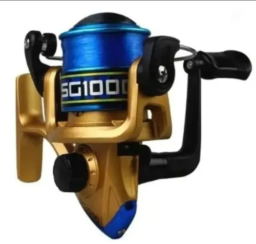 Molinete Albatroz SG1000 - Limpo e Pronto para Pescar