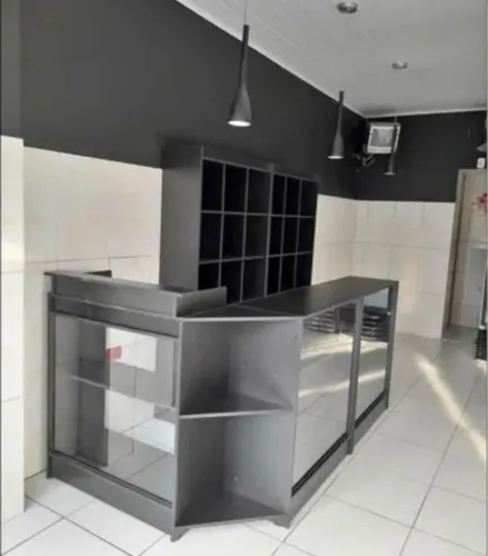 BALCÃO CAIXA VITRINE E COLMEIA